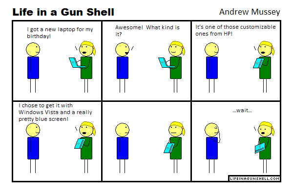 A Pretty Blue Screen